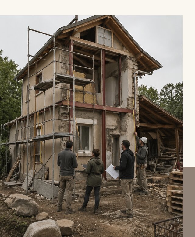 Реконструкция загородного дома под ключ в Брянске от бюро
